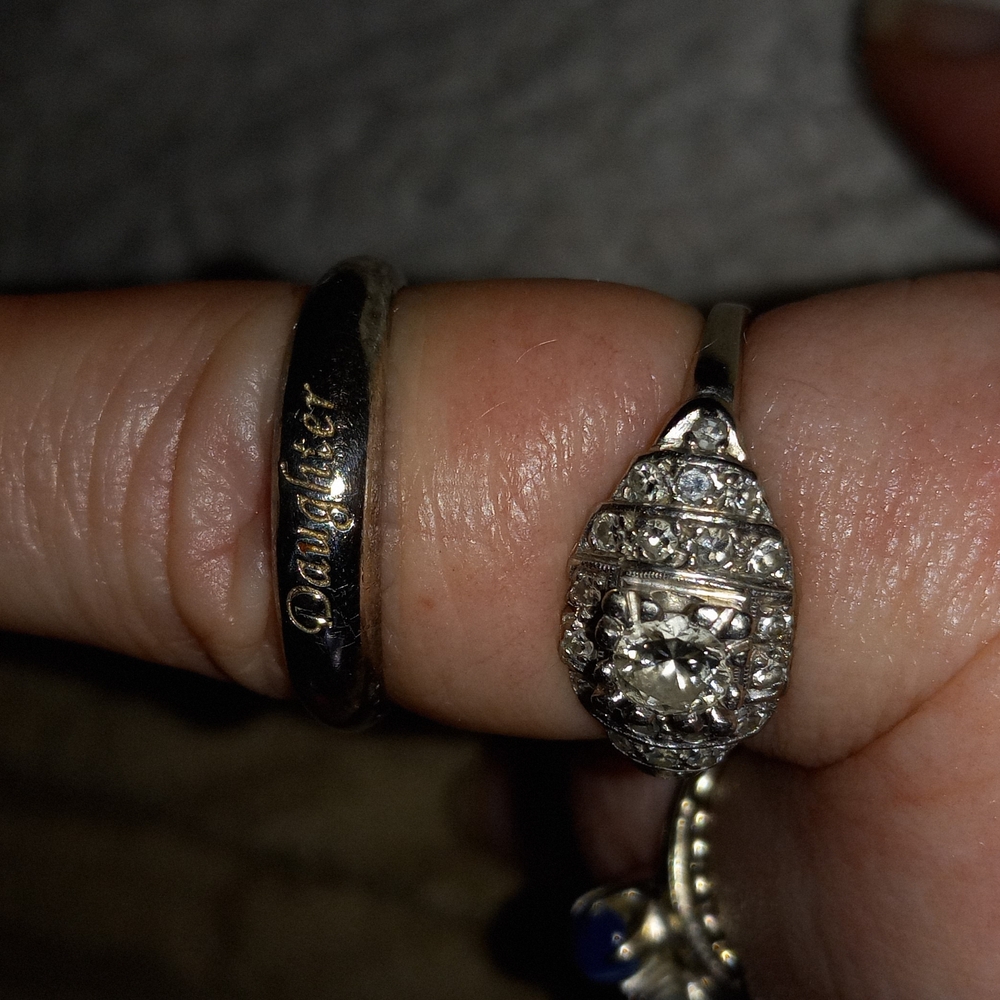Elegant Sterling Silver Daughter Ring